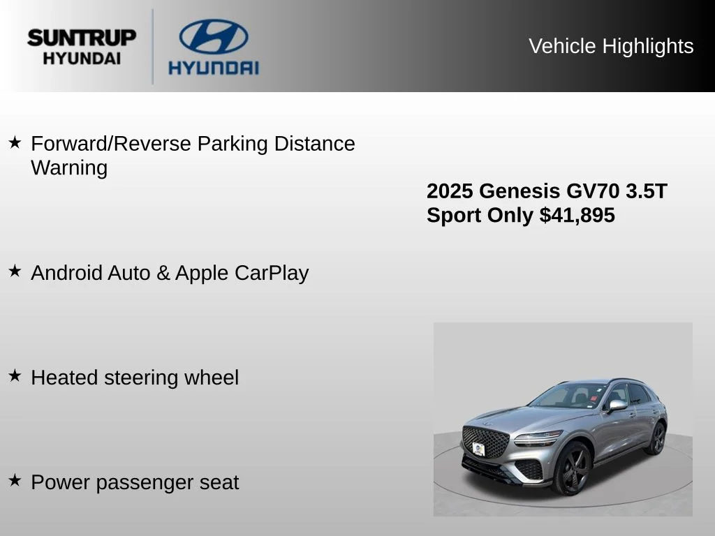 2025 GENESIS GV70 Sport - Photo 30