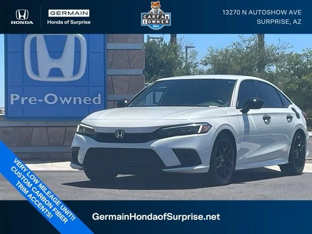 Used 2023 Platinum White Pearl Honda Sport image 1