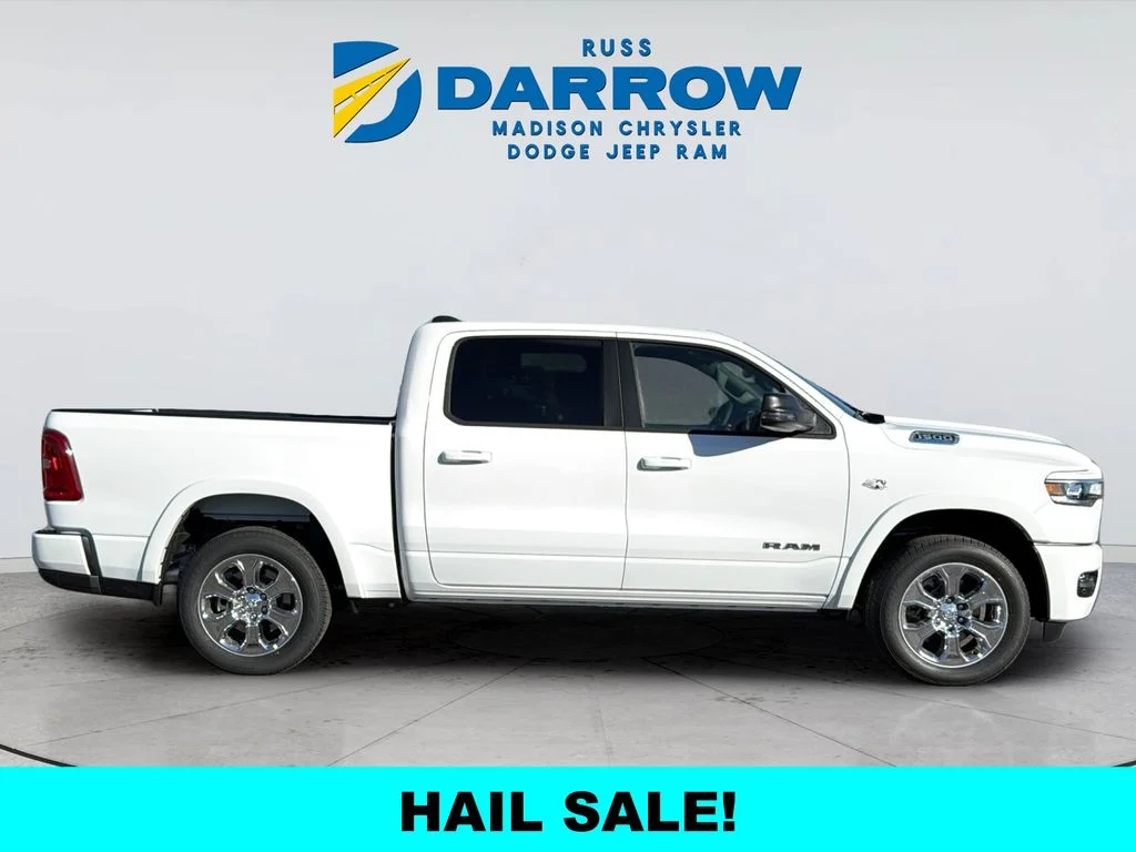 New 2026 Bright White Clear-Coat Exterior Paint RAM Big Horn/Lone Star image 6