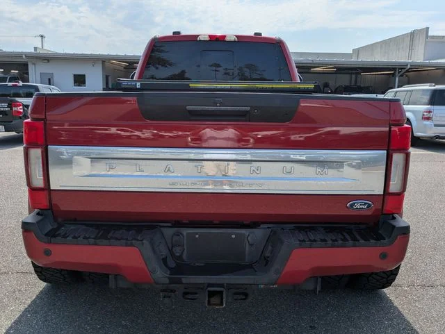 Used 2022 Rapid Red Metallic Tinted Clearcoat Ford Platinum image 4