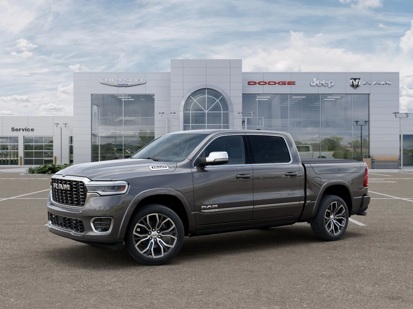 New 2026 Granite Crystal Metallic Clear-Coat Exterior Paint RAM Tungsten image 54