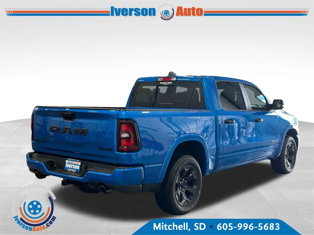 New 2026 Hydro Blue Pearl-Coat Exterior Paint RAM Big Horn/Lone Star image 7