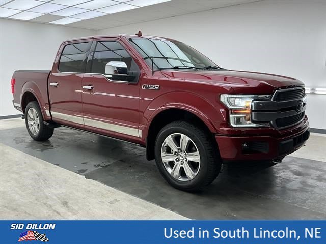 Used 2018 Ruby Red Metallic Tinted Clearcoat Ford Platinum image 3