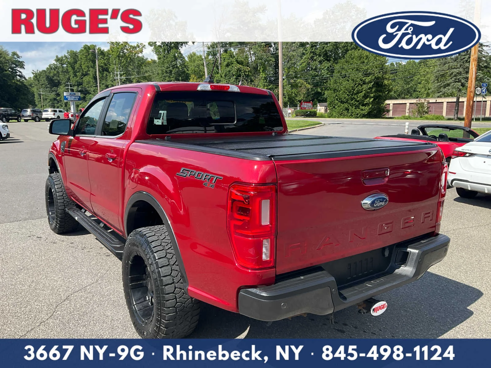 Used 2020 Rapid Red Metallic Tinted Clearcoat Ford LARIAT image 5