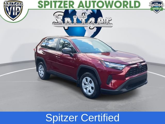 Certified Used 2025 Red Toyota LE image 2