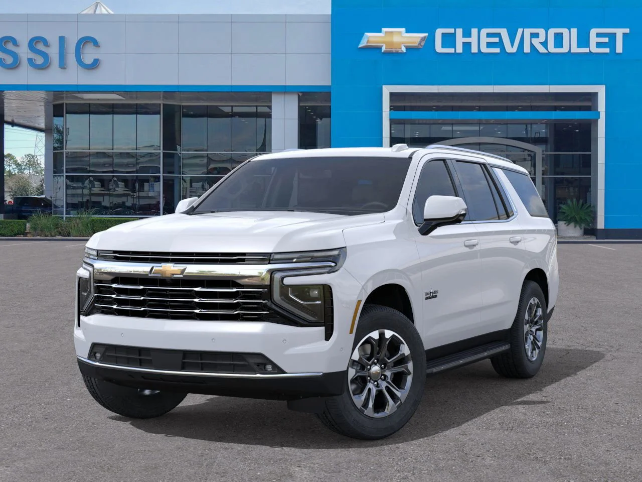 2026 Chevrolet Tahoe LT White at Classic Elite Chevrolet Hwy 6
