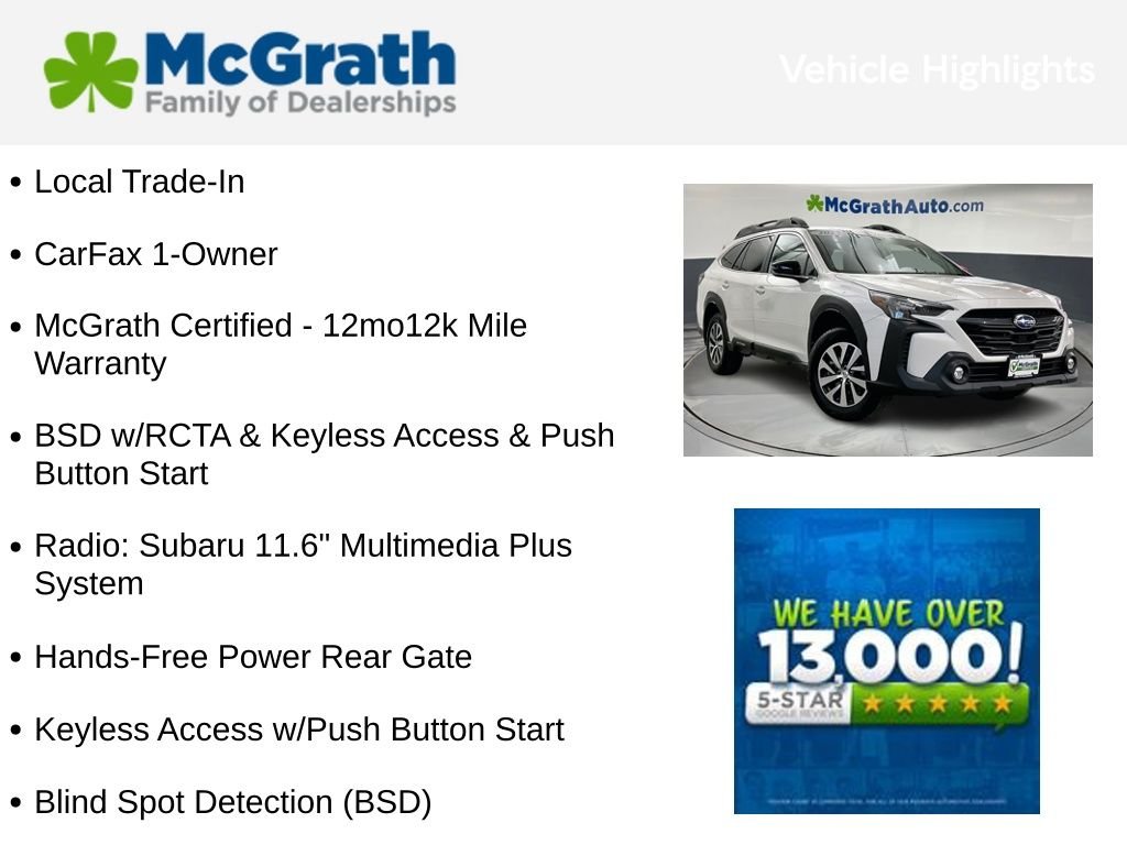 Used 2025 White Subaru Premium image 3