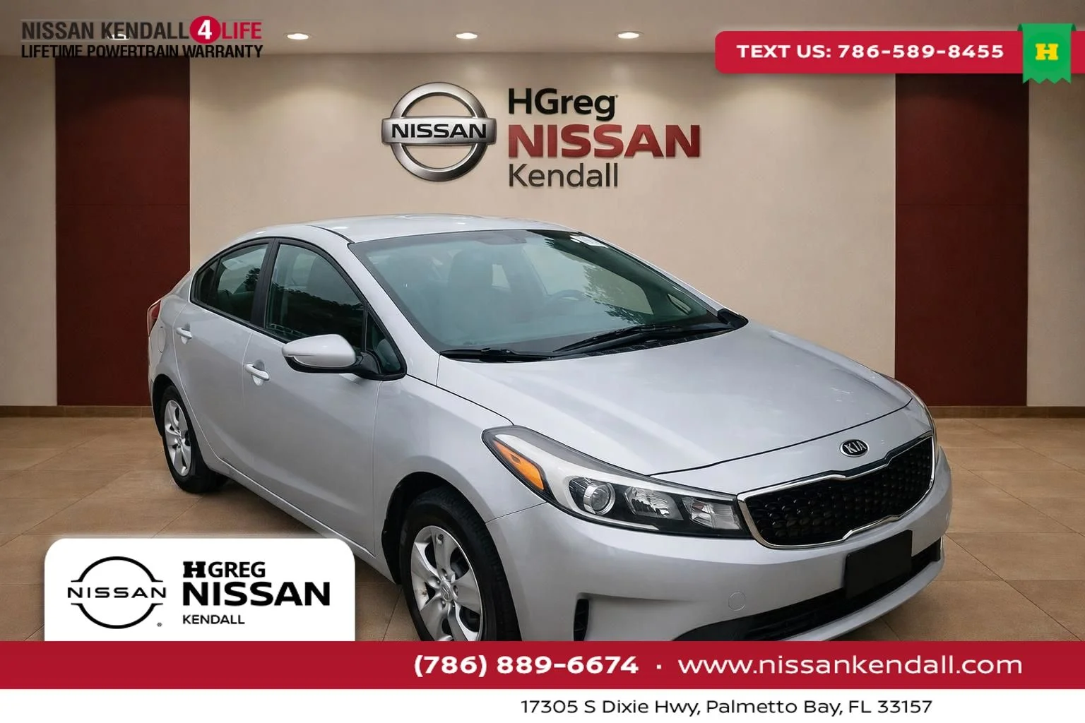Used 2018 Silver Kia LX image 1