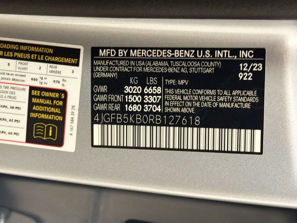 Certified Used 2024 Cirrus Silver Metallic Mercedes-Benz GLE 450 image 35