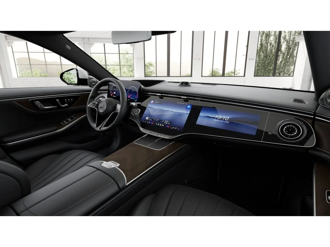 New 2027 MANUFAKTUR Moonlight White Metallic Mercedes-Benz S 500 image 6