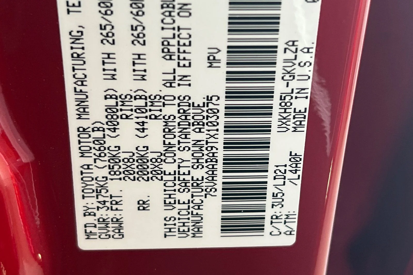 New 2026 Red Toyota Limited image 27