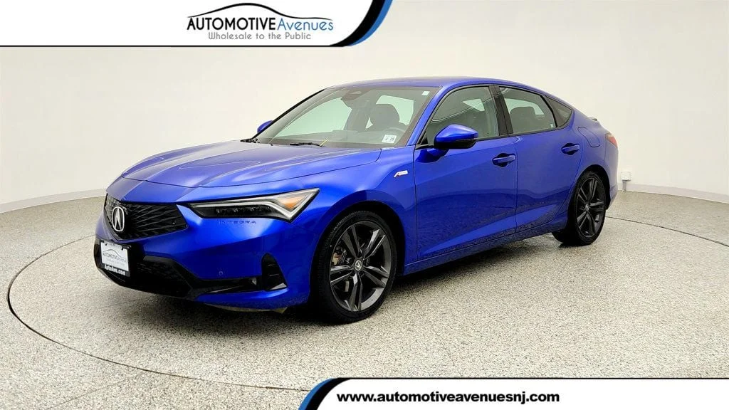 Used 2023 Apex Blue Pearl Acura Manual w/A-Spec Technology Package image 1
