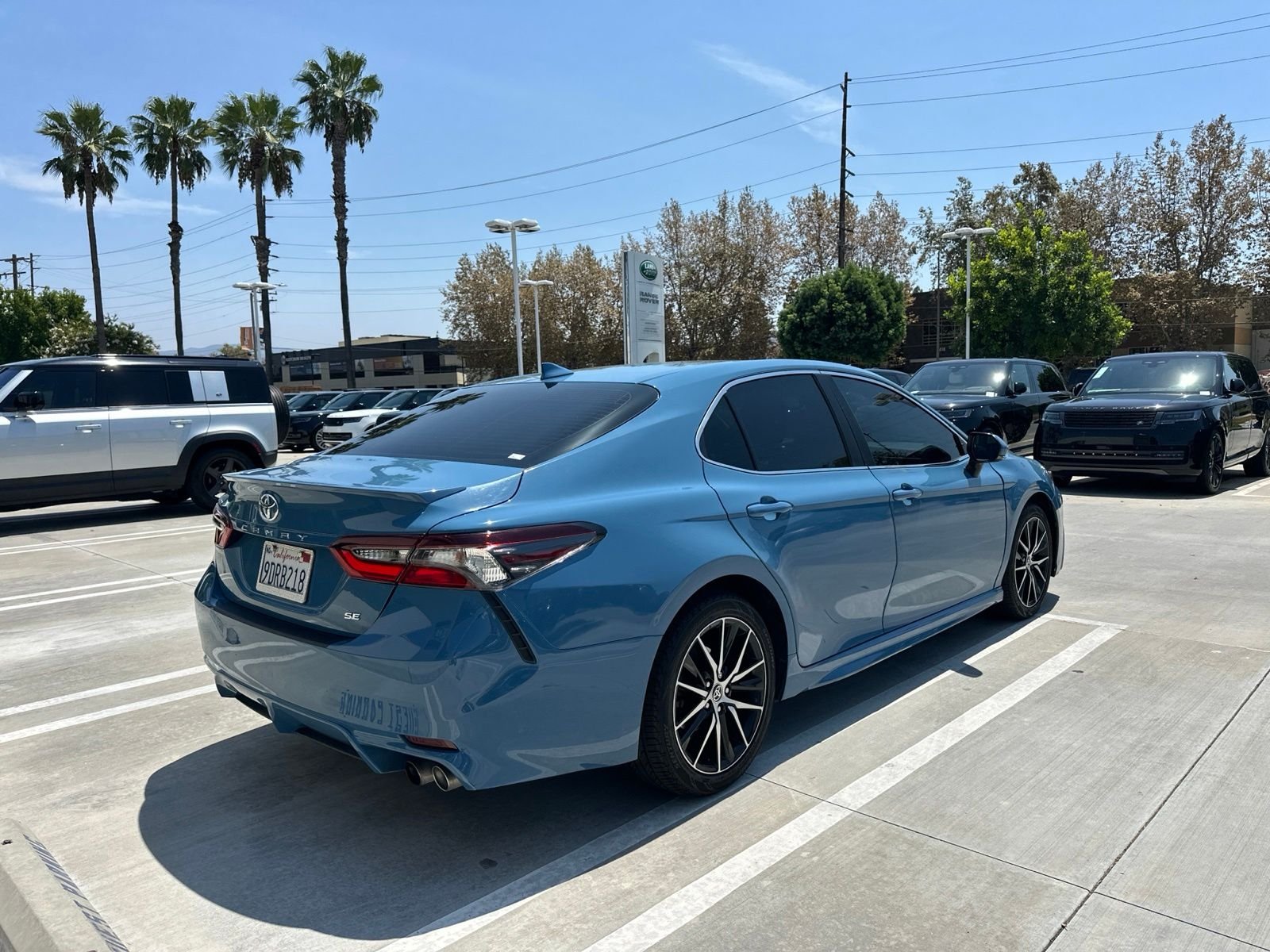 Used 2023 Blue Toyota SE image 3