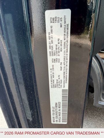 New 2026 Black Clear-Coat Exterior Paint RAM High Roof image 21
