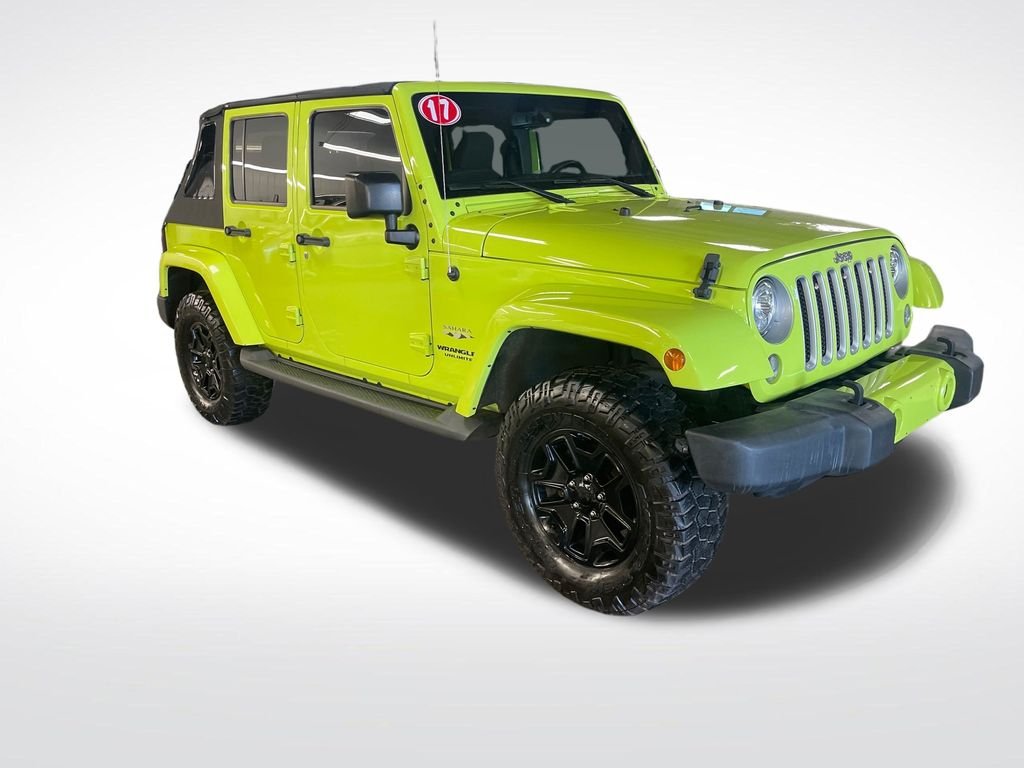 Used 2017 Green Jeep Unlimited Sahara image 8
