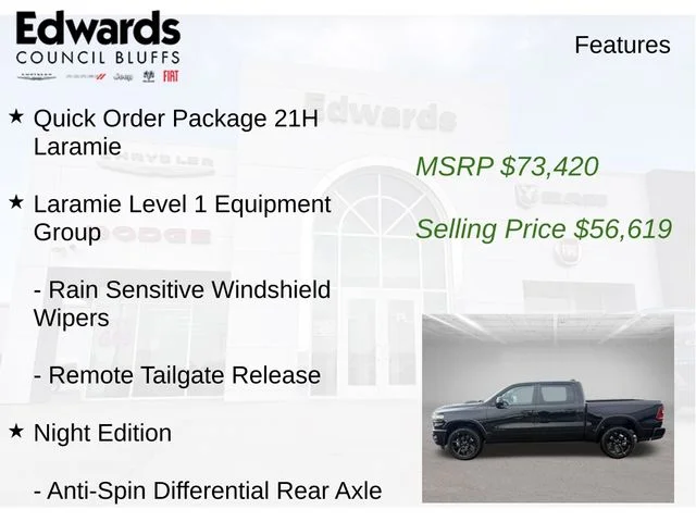 New 2026 Black Ram Laramie image 8