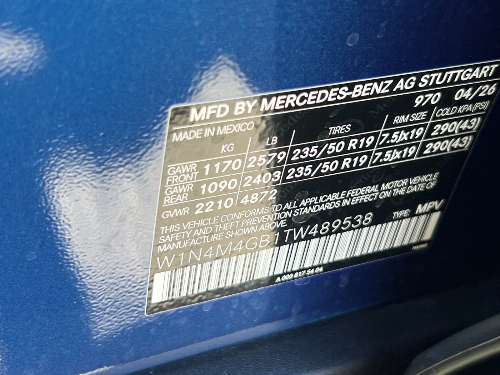 New 2026 Starling Blue Metallic Mercedes-Benz 250 image 25