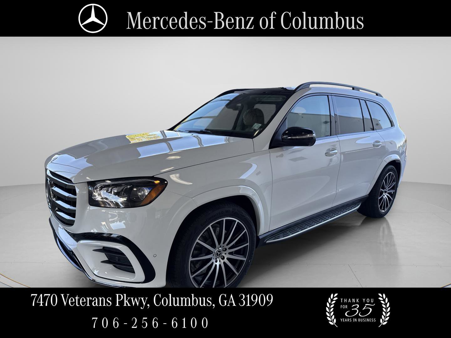 Certified Used 2026 Polar White Mercedes-Benz GLS 450 image 1
