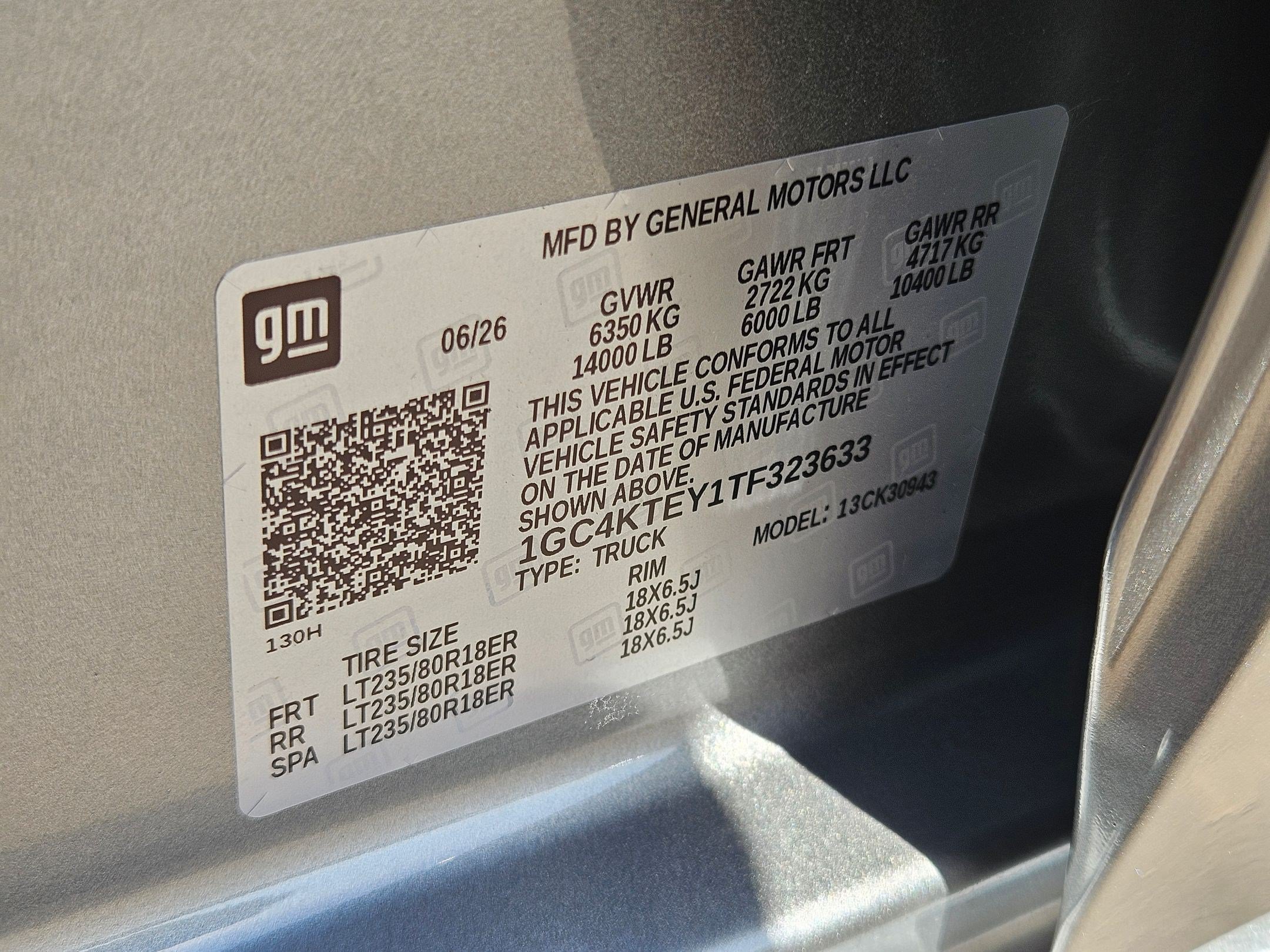 New 2026 Sterling Gray Metallic Chevrolet LT DRW image 16