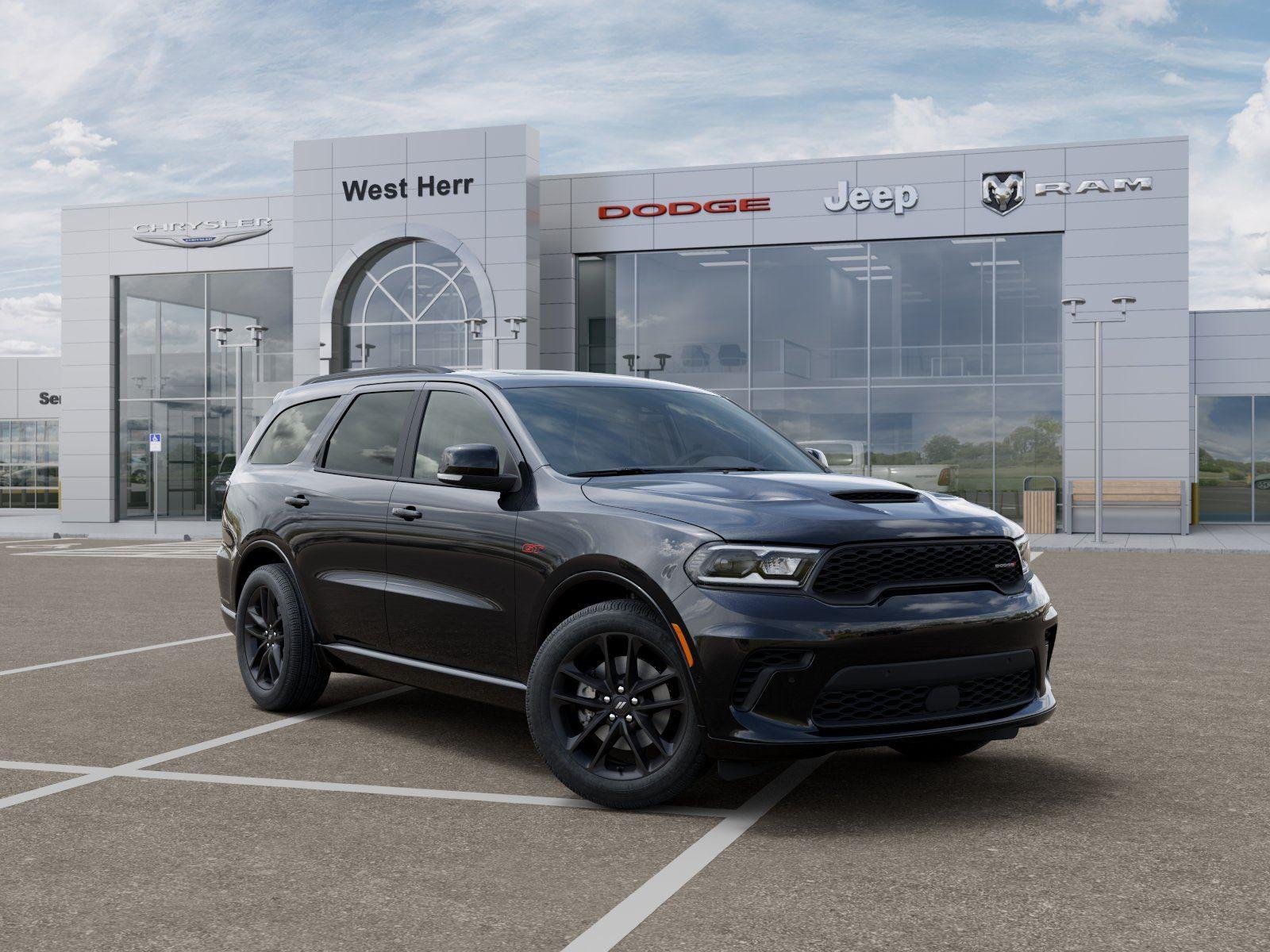 New 2026 Diamond Black Clear-Coat Exterior Paint Dodge DURANGO GT PLUS AWD image 5