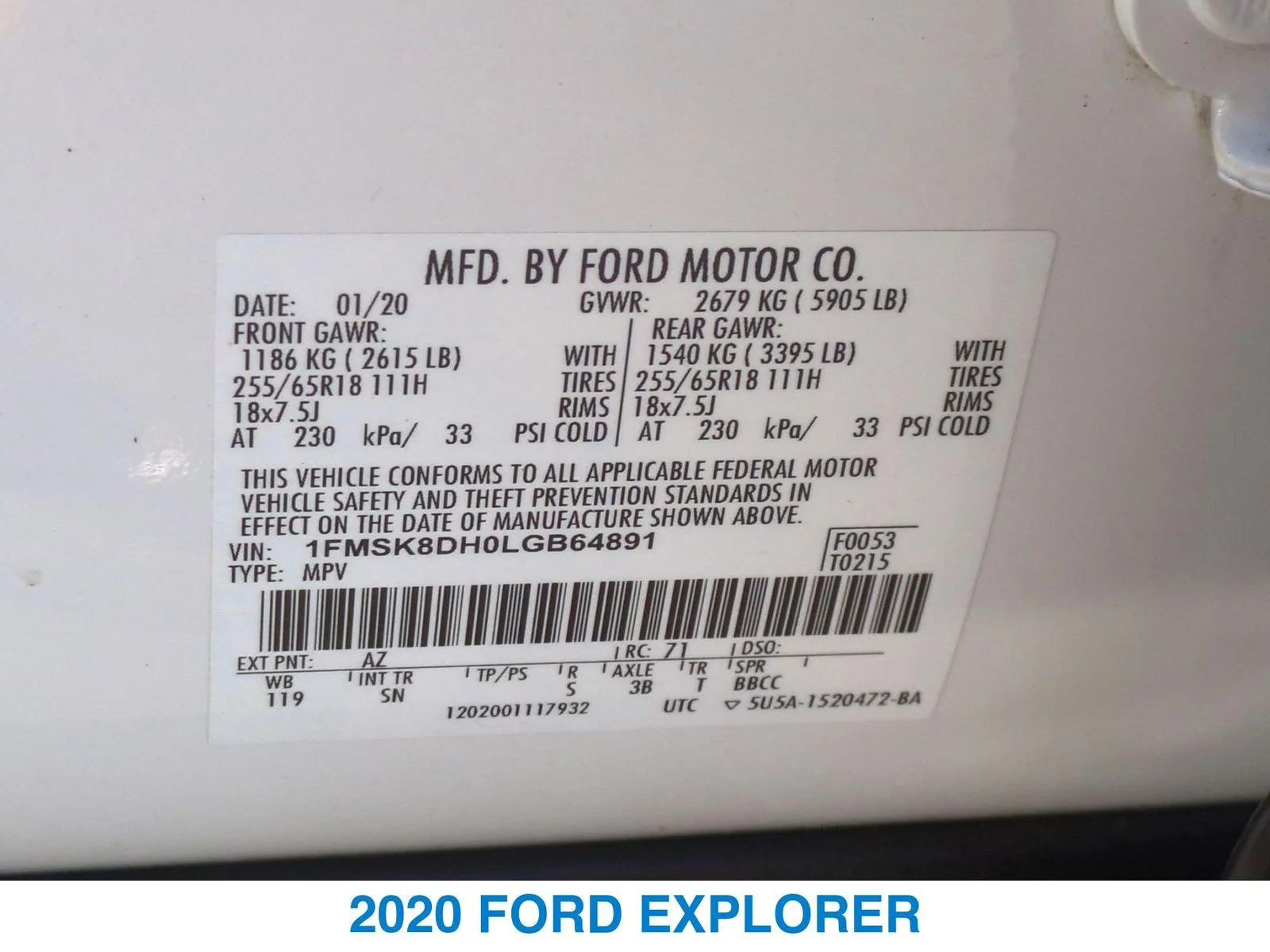 Used 2020 White Ford XLT image 26