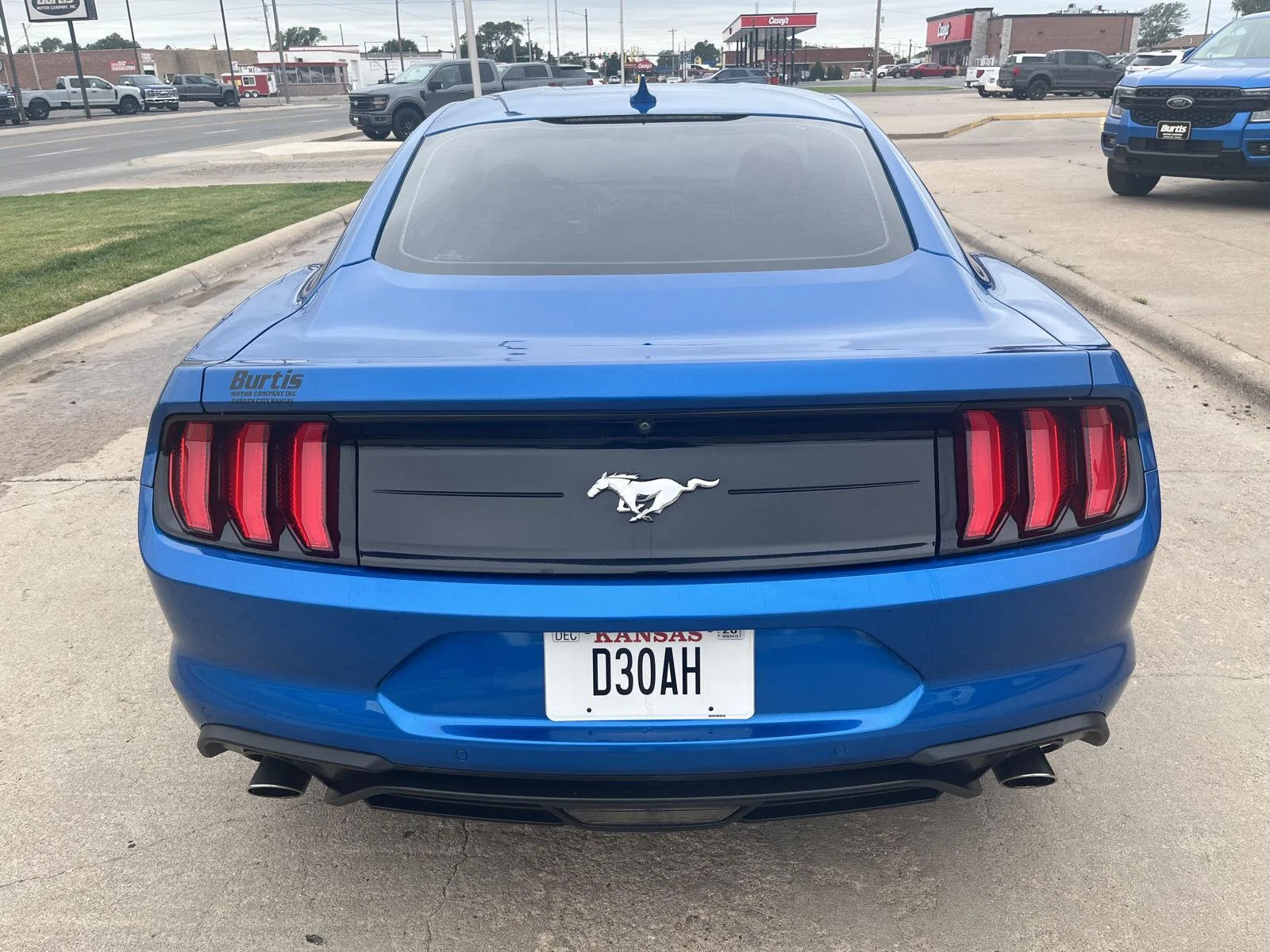 Used 2021 Velocity Blue Metallic Ford EcoBoost image 9
