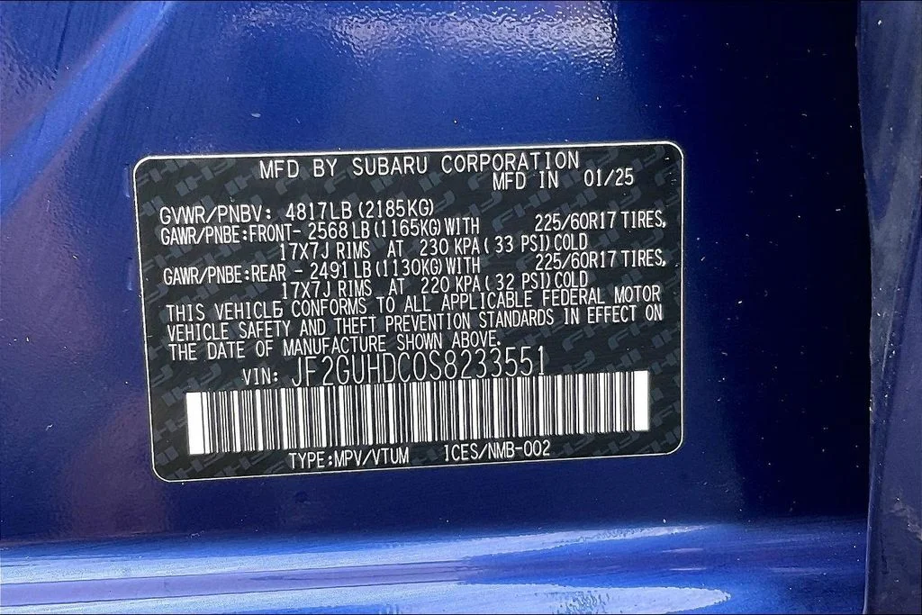 Certified Used 2025 Blue Subaru Premium image 38