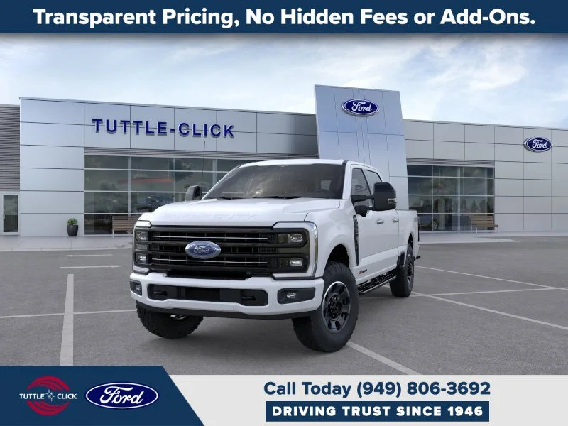 New 2026 Star White Metallic Tri-Coat Ford Platinum image 2