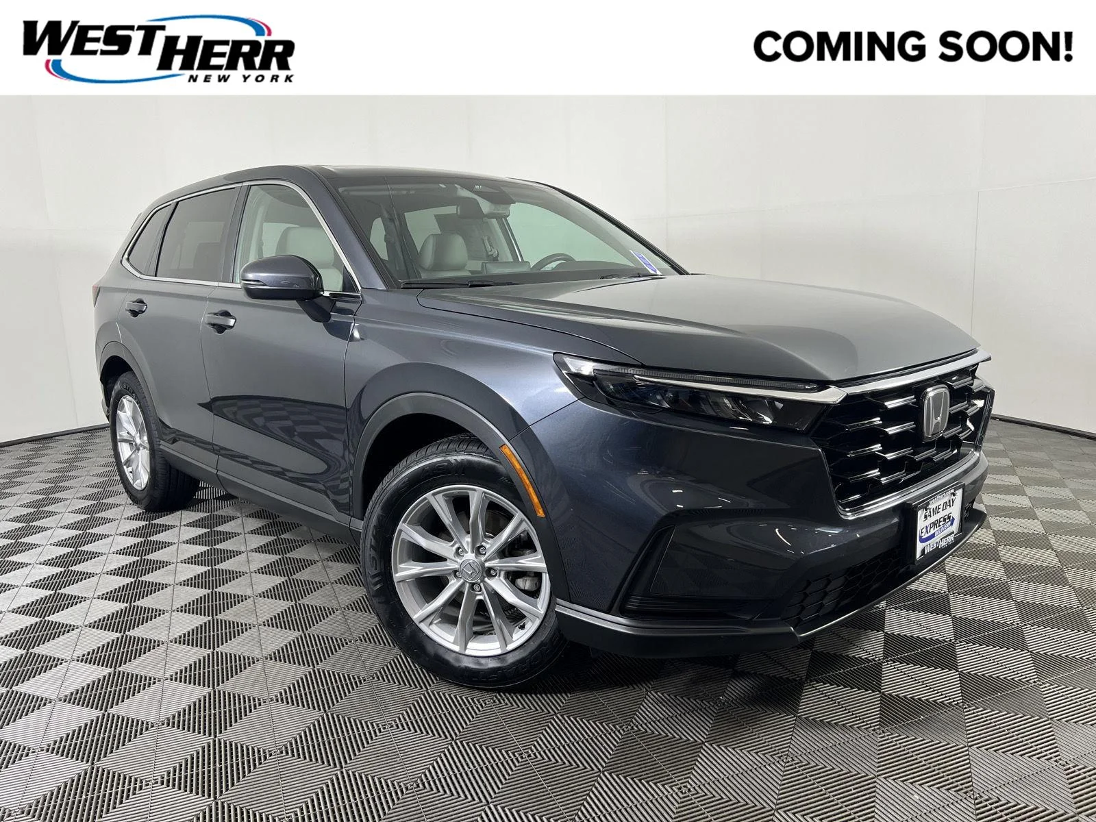 Used 2024 Meteorite Gray Metallic Honda EX image 1