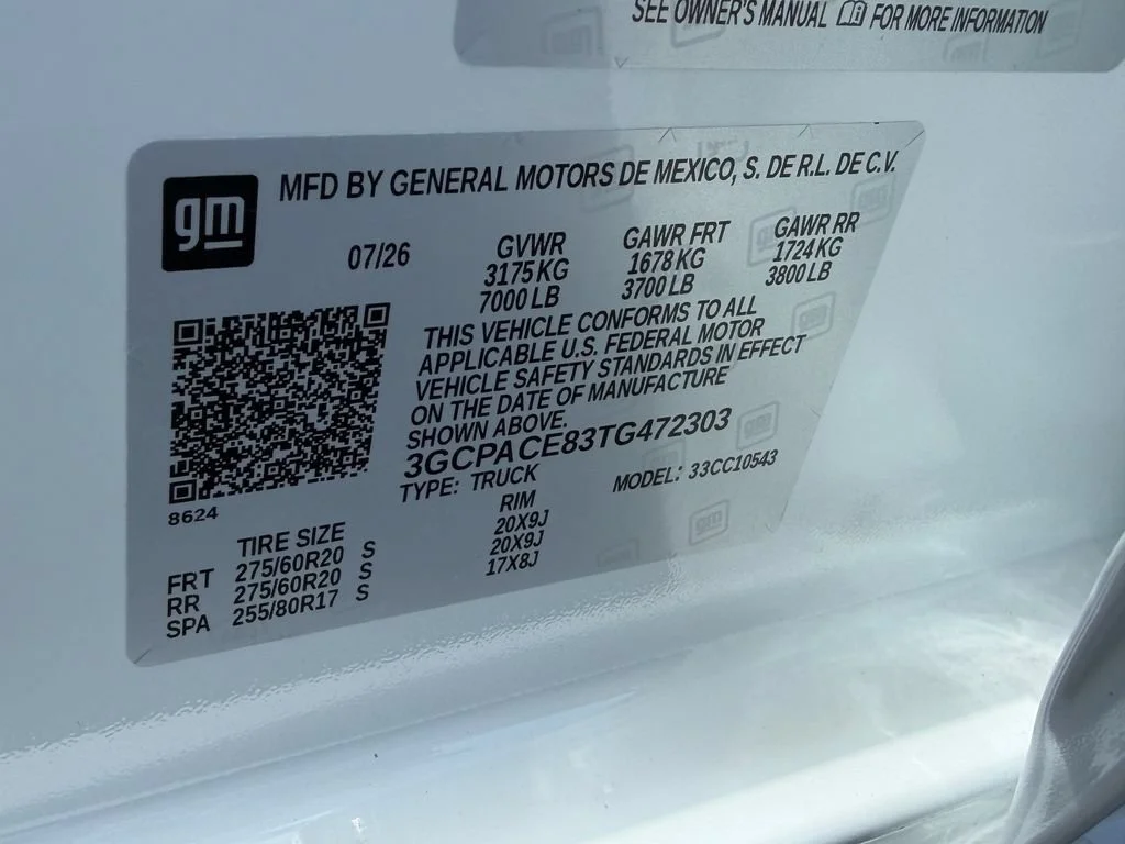 New 2026 Summit White Chevrolet LT image 16