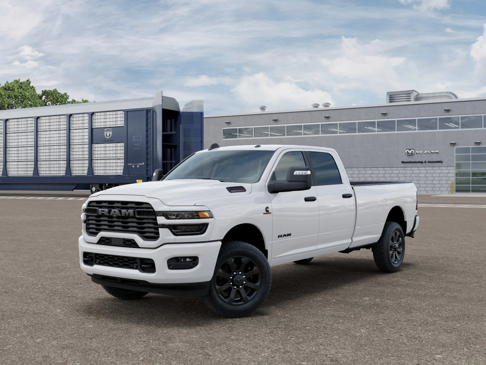 New 2026 Bright White Clear-Coat Exterior Paint RAM Big Horn image 29