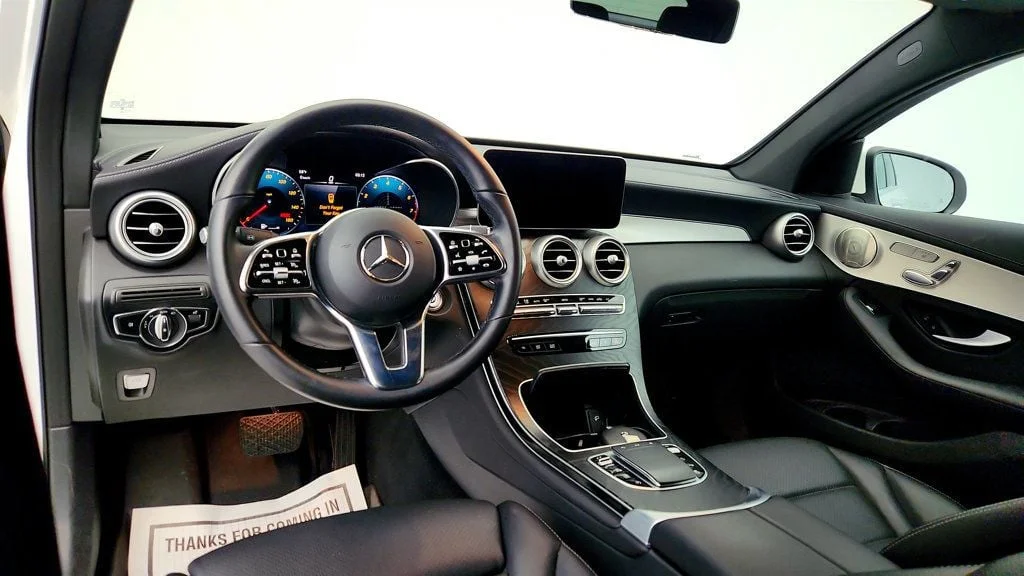 Used 2023 Polar White Mercedes-Benz GLC 300 4MATIC® Coupe w/ Burmester Surround Sound image 12