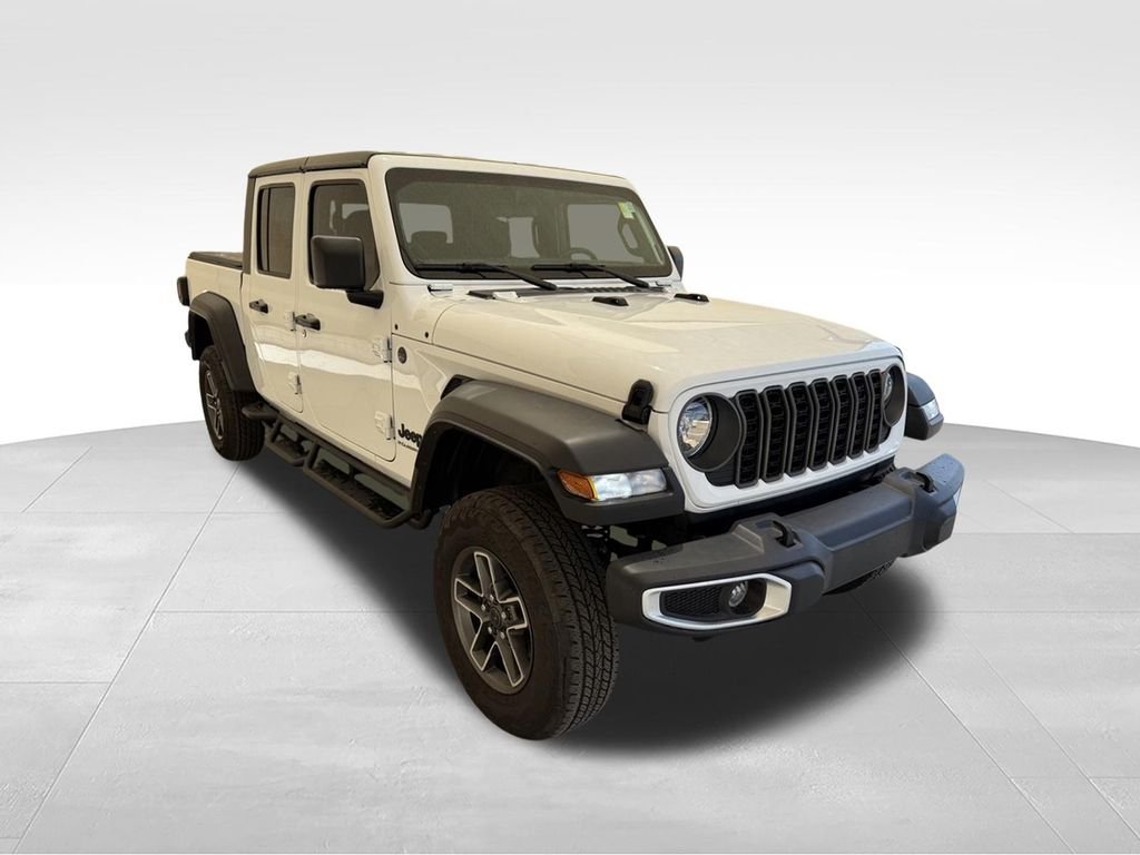 Used 2025 Bright White Clearcoat Jeep Sport image 7