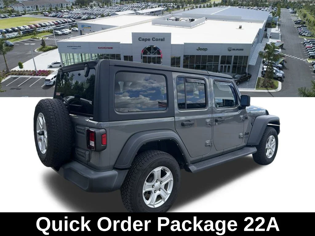 Used 2021 Gray Jeep Unlimited Sport RHD image 3