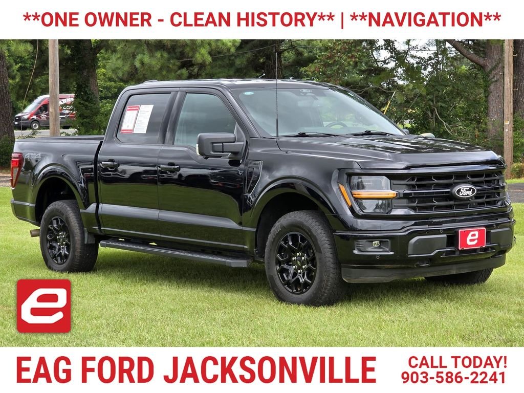 Used 2024 Agate Black Metallic Ford XLT image 1