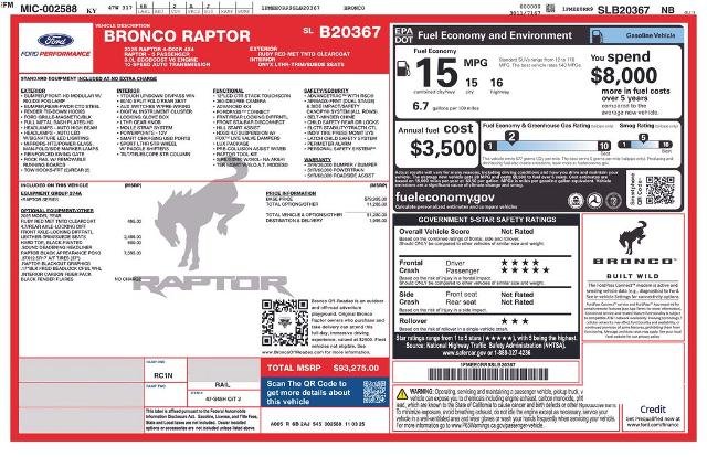 2025 Ford Bronco 4-Door Raptor - Photo 54