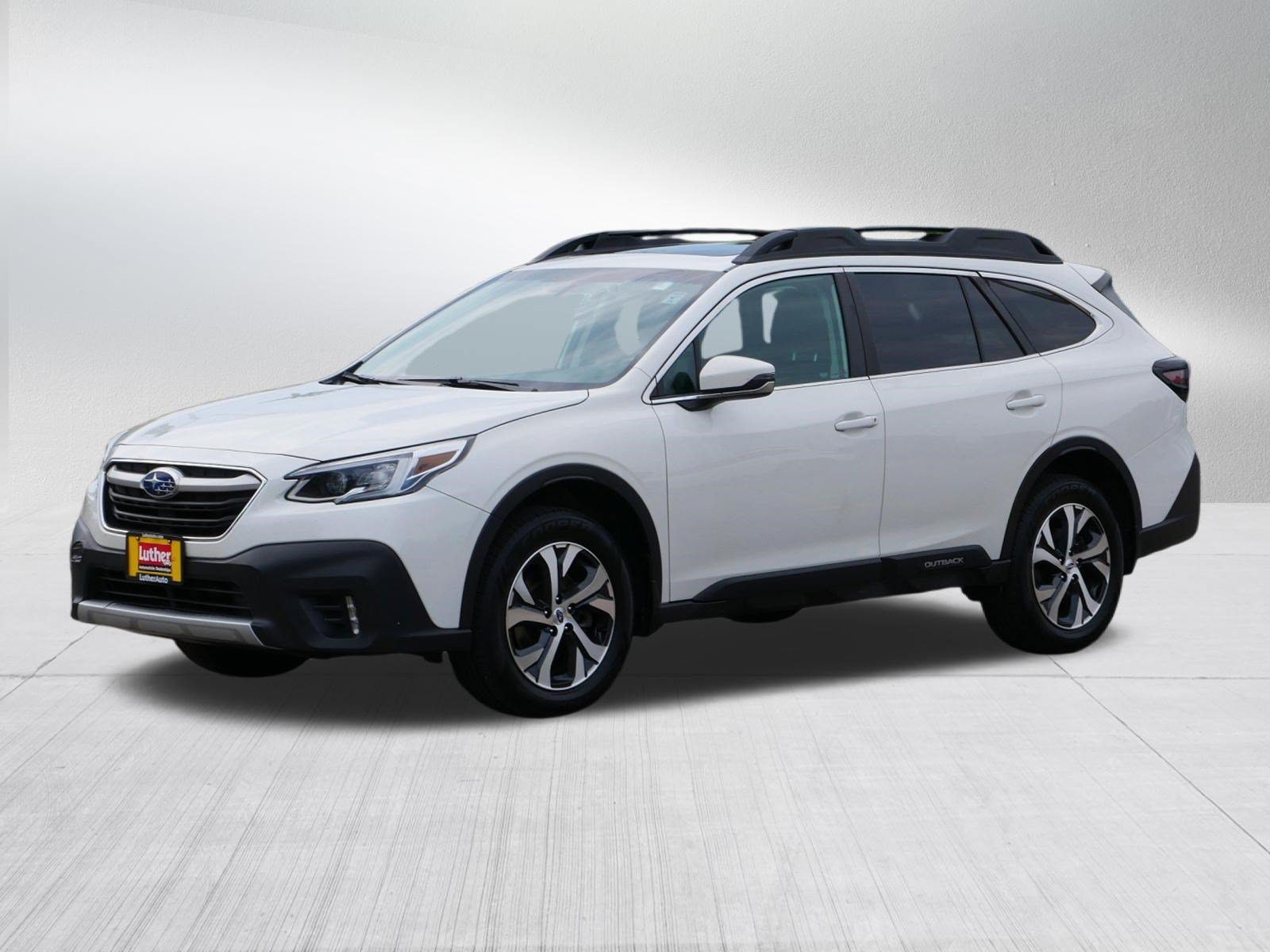 Used 2020 Crystal White Pearl Subaru Limited image 3