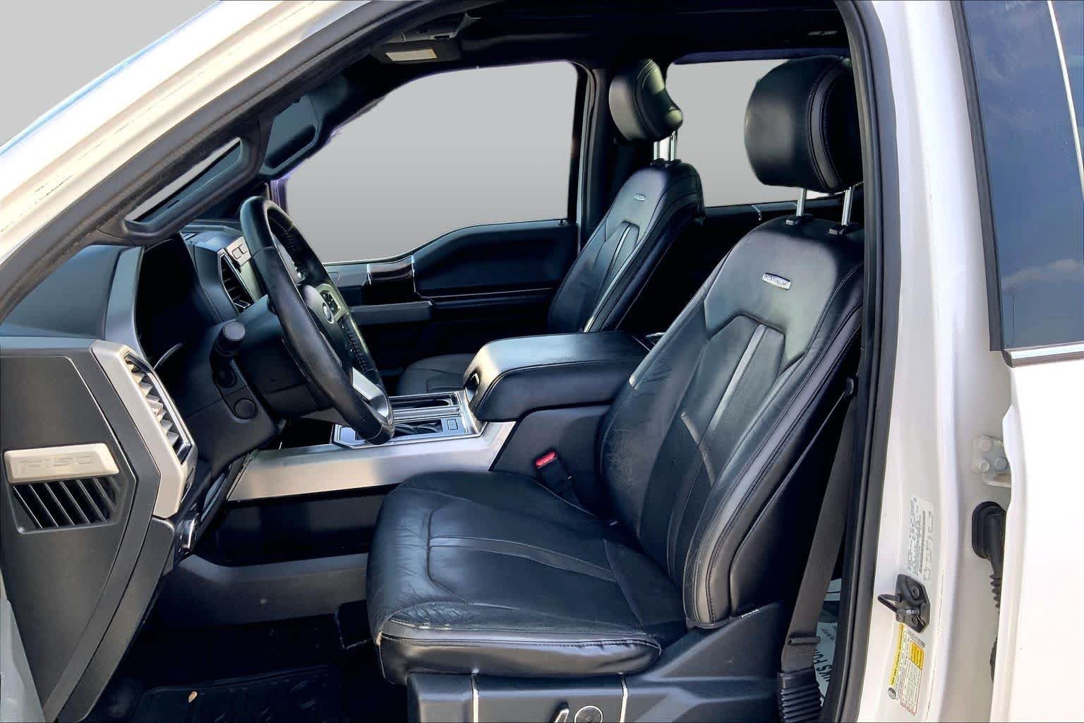 Used 2015 White Platinum Metallic Tri-Coat Ford Platinum image 8