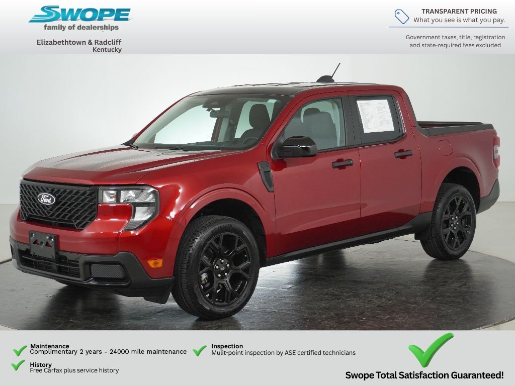Used 2025 Ruby Red Metallic Tinted Clearcoat Ford XLT image 7