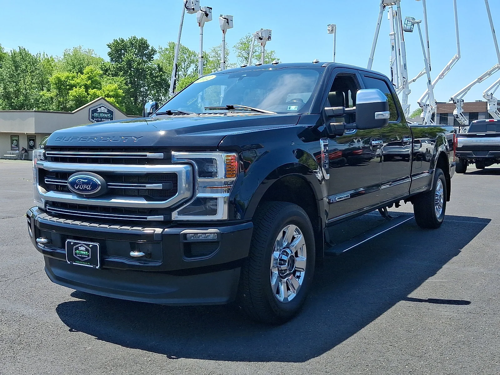 Used 2022 Agate Black Metallic   Um Ford Platinum image 4
