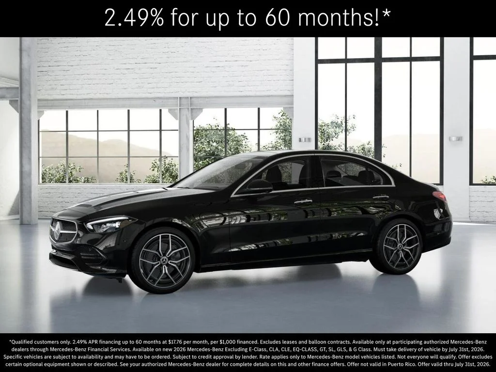 New 2026 Black Mercedes-Benz C 300 image 37