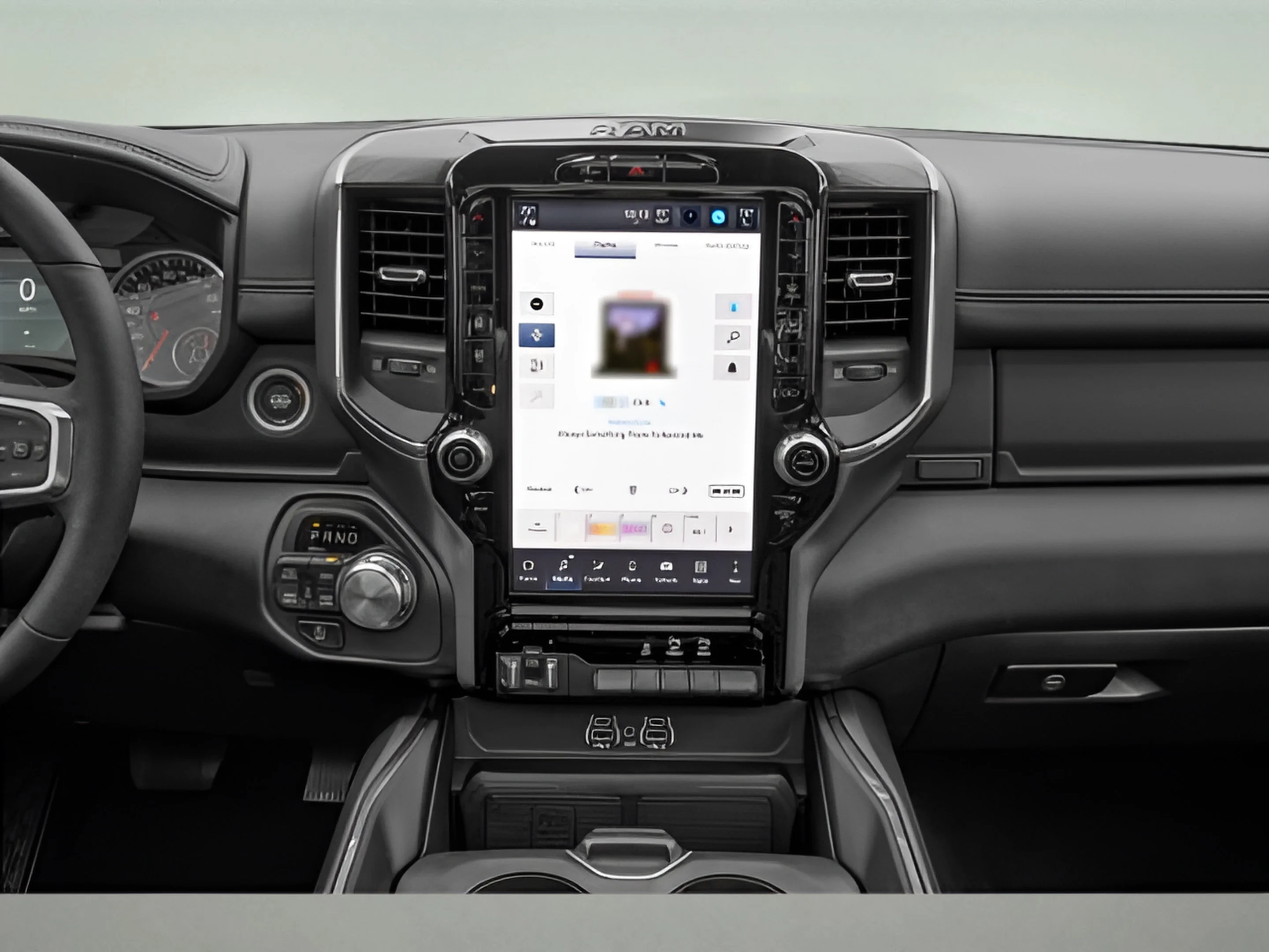 New 2027 Diamond Black Crystal Pearlcoat Ram Laramie image 9