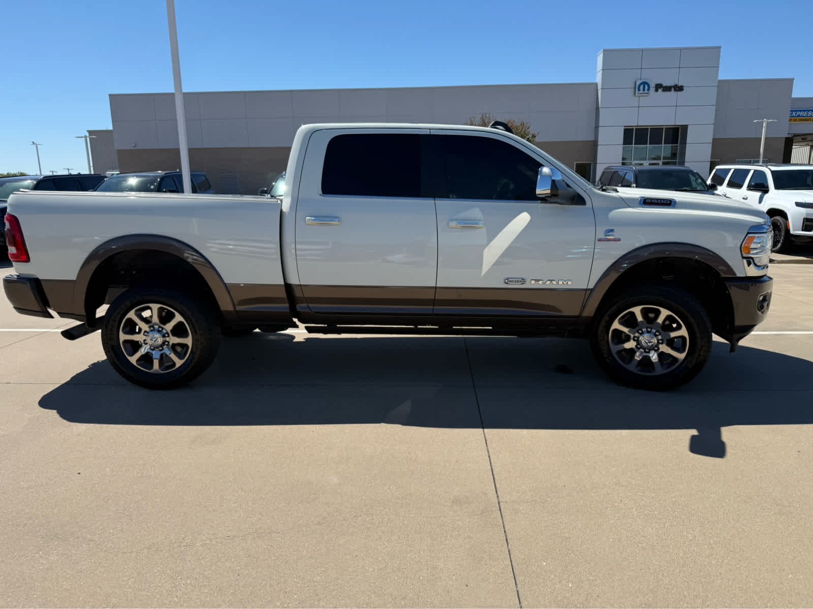 Used 2022 Pearl White Ram Longhorn image 5