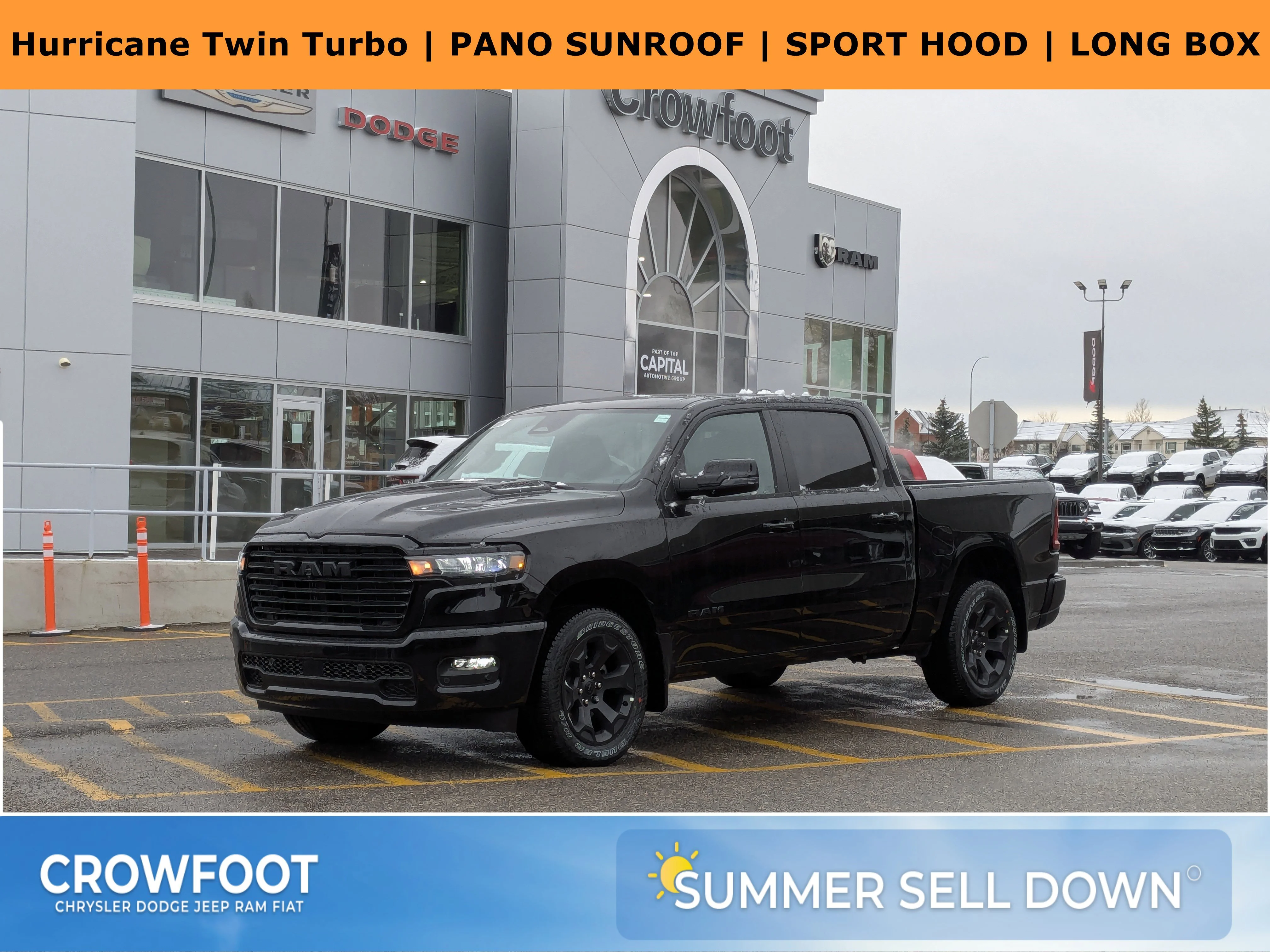 New 2026 Black RAM Sport - 64 Box - PANORAMIC SUNROOF - 360 CAMERA SYSTEM - 12 DISPLAY & TONS MORE! image 1