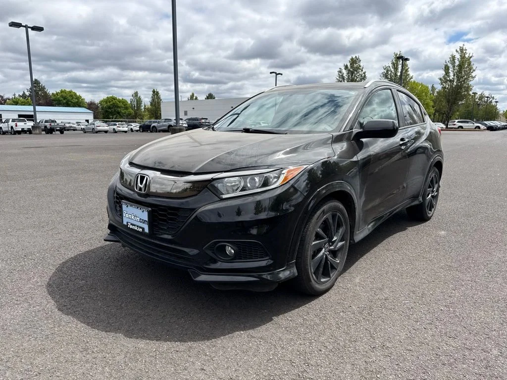 Certified Used 2021 Crystal Black Pearl Honda Sport image 3