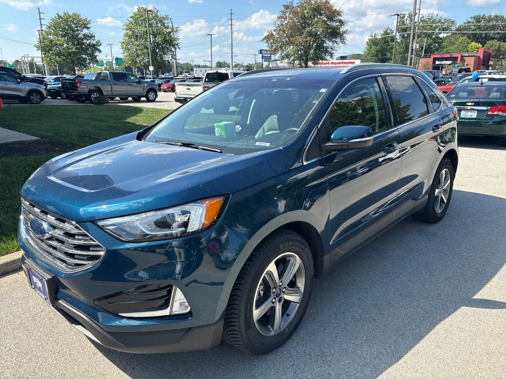 Used 2020 Dark Persian Green Metallic Ford SEL image 2