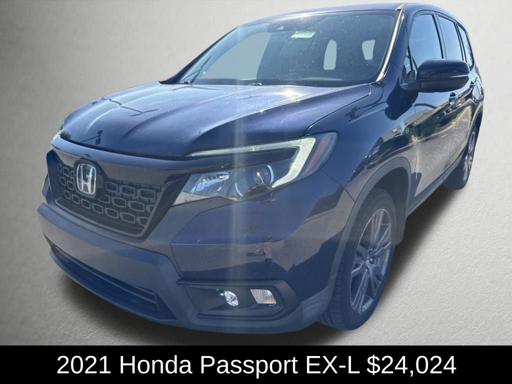 Used 2021 Obsidian Blue Pearl Honda EX-L image 7