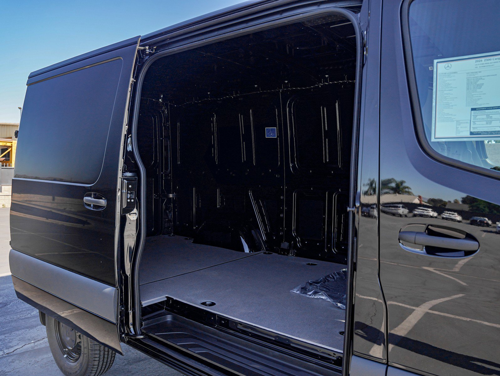 New 2026 Obsidian Black Metallic Mercedes-Benz 2500 Standard Roof I4 Diesel HO 144 AWD image 9