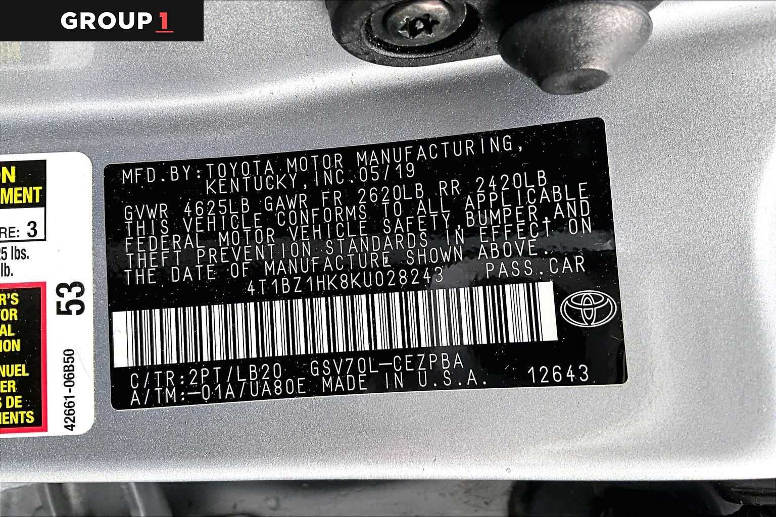 Used 2019 Celestial Silver/Midnight Black Metallic Toyota XSE V6 image 37