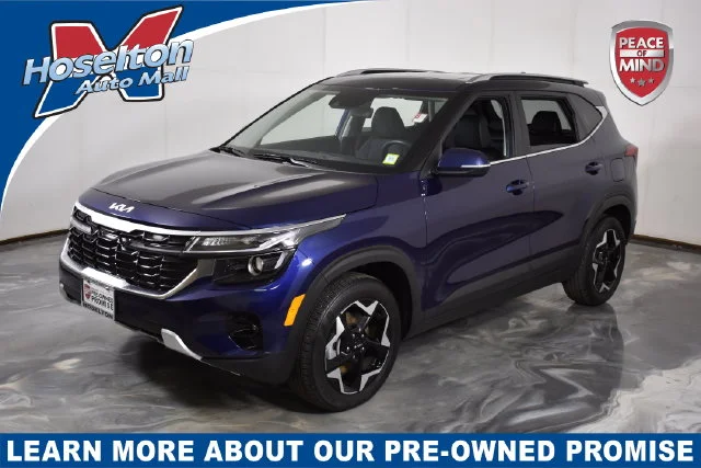 Used 2024 Blue Kia EX image 1